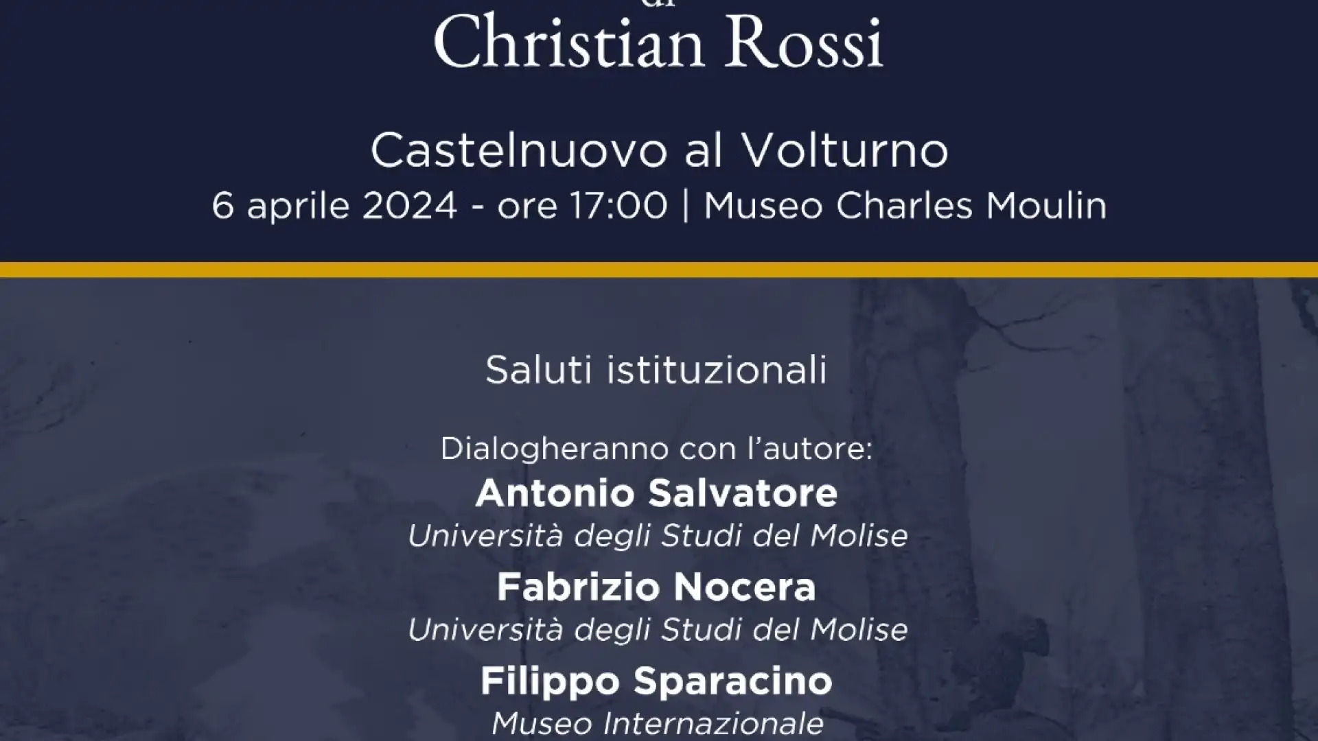 “La Guerra nel mio paese”, sabato 6 aprile a Castelnuovo al Volturno la presentazione del libro di Christian Rossi.